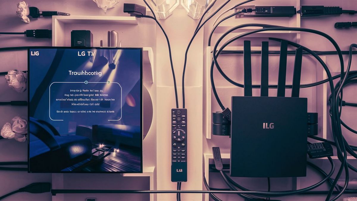 De ce nu se mai conectează televizorul LG la wireless